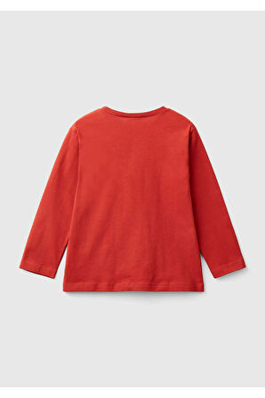 United Colors Of Benetton Erkek Hardal Sarısı Tişört (Model Kodu: 3Atng10G7 )
