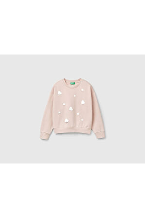 United Colors Of Benetton Kadın / Kız Pembe Sweatshırt (Model Kodu: 3J73C10M4 )