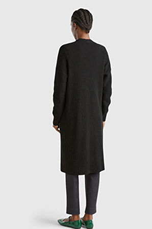 United Colors Of Benetton Kadın / Kız Siyah Hırka (Model Kodu: 126Wd604F )