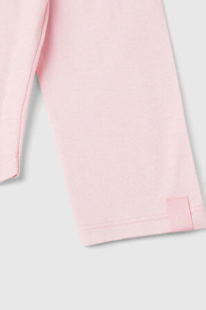 Kız Bebek Uzun Kol T-Shirt - Açık Pembe | 18-24AY