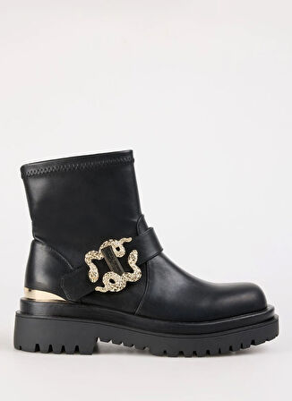 Just Cavalli Deri Siyah Kadın Bot 77RA3S95ZS984899