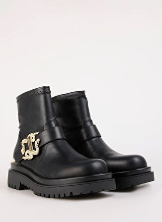 Just Cavalli Deri Siyah Kadın Bot 77RA3S95ZS984899