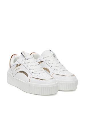Kadın Jc Sneaker - Beyaz/Altın | 36