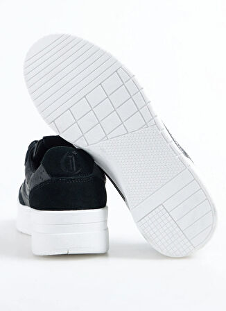 Siyah Kadın Deri Sneaker 78RA3ST3
