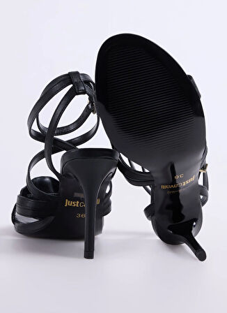 Just Cavalli Topuklu Sandalet, 40, Siyah