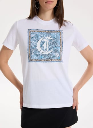 Just Cavalli Siyah Kadın T-Shirt 78PAHC12