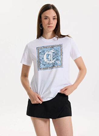 Just Cavalli Siyah Kadın T-Shirt 78PAHC12
