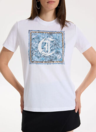 Just Cavalli Siyah Kadın T-Shirt 78PAHC12