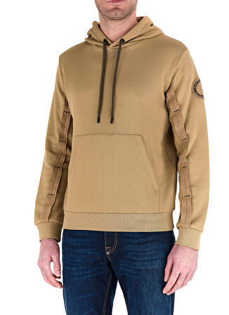 Bikkembergs Kapüşon Yaka Bej Erkek Sweatshırt C 6 240 01 M 4443