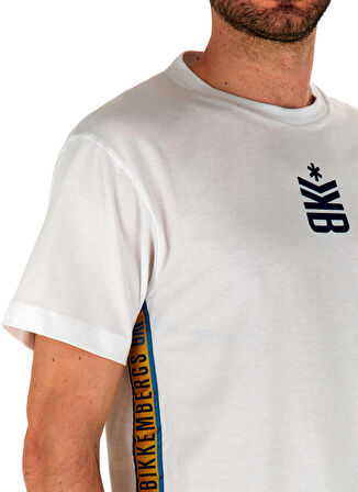 Bikkembergs Beyaz Erkek T-Shirt C 4 114 22