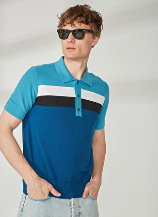 Bikkembergs Mavi Erkek Polo T-Shirt C S P47 10