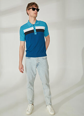 Bikkembergs Mavi Erkek Polo T-Shirt C S P47 10