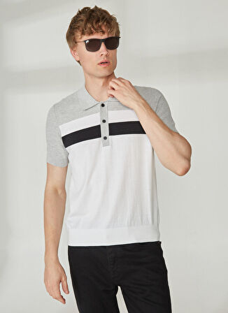 Bikkembergs Gri Erkek Polo T-Shirt C S P47 10