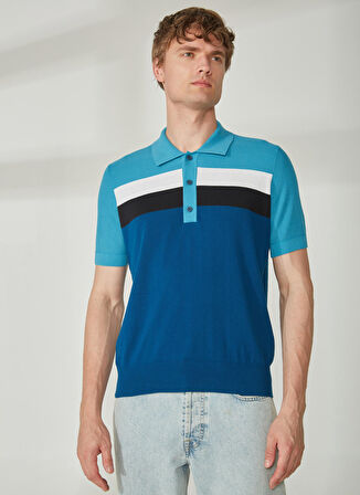 Bikkembergs Mavi Erkek Polo T-Shirt C S P47 10