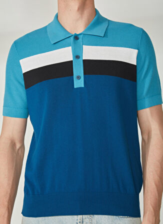 Bikkembergs Mavi Erkek Polo T-Shirt C S P47 10