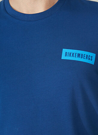 Bikkembergs Mavi Erkek T-Shirt C 4 101 3N