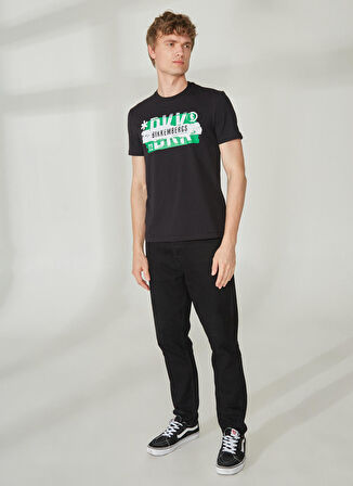 Bikkembergs Siyah Erkek T-Shirt C 4 101 3G