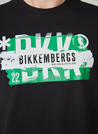 Bikkembergs Siyah Erkek T-Shirt C 4 101 3G