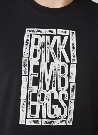 Bikkembergs Siyah Erkek T-Shirt C 4 101 2V