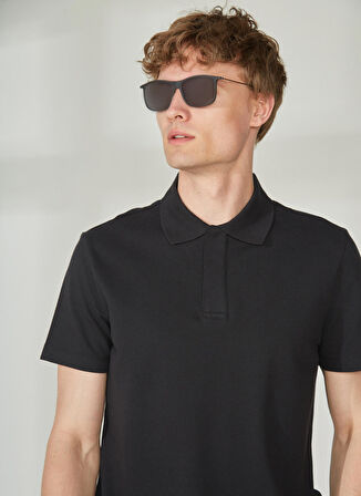 Bikkembergs Siyah Erkek Polo T-Shirt C 8 097 80