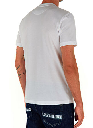 Bikkembergs Beyaz Erkek T-Shirt C 4 101 3G