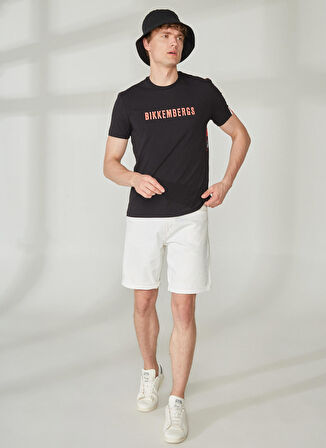 Bikkembergs Siyah Erkek T-Shirt C 4 101 3H