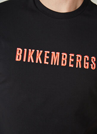 Bikkembergs Siyah Erkek T-Shirt C 4 101 3H