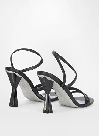 Chiara Ferragni Siyah Kadın Topuklu Sandalet CF3341_001