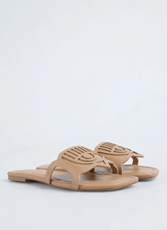 Chiara Ferragni Kahve Kadın Terlik CF3360_002