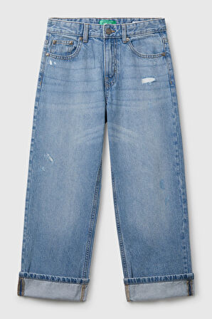 United Colors Of Benetton Erkek Çocuk Kot Pantolon 4DW2CE03Z