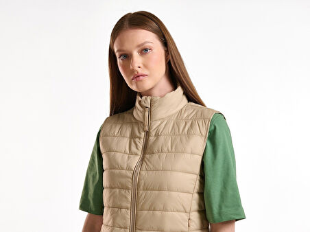 Benetton Kadın Vizon Yelek