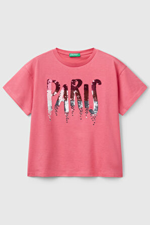United Colors Of Benetton Kız Çocuk T Shirt 3I1XC10NY