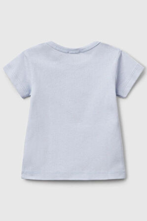 United Colors of Benetton Erkek Bebek T shirt A.Mavi 3I9WA1062