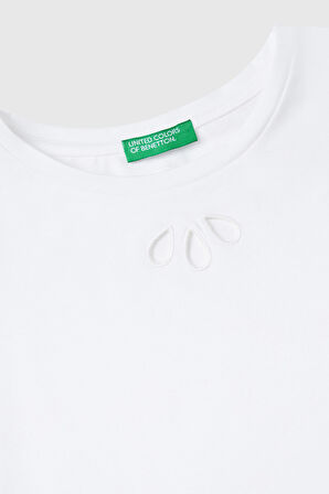 United Colors Of Benetton Kız Çocuk T Shirt 3P4ZC10O0
