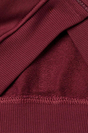 United Colors of Benetton Erkek Çocuk 3J68C505G-25K Sweatshirt Gri Bordo