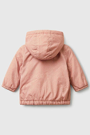 United Colors of Benetton Kız Bebek 2TMRAN00T-25K Yağmurluk Pembe