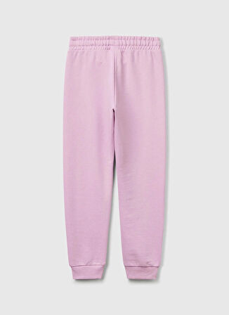 Benetton Lastikli Paça Lila Kız Çocuk Eşofman Altı 3J68CF02H