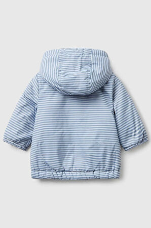 United Colors of Benetton Erkek Bebek 2TMRAN00T-25K Yağmurluk Mavi