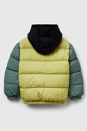 United Colors of Benetton Erkek Çocuk 2WU0CN06N-25K Mont Sarı