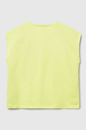 United Colors Of Benetton Kız Çocuk T Shirt 3JERC10PB