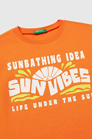 United Colors Of Benetton Erkek Çocuk T Shirt 3JERC10PE