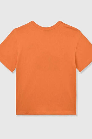 United Colors of Benetton Erkek Çocuk Tshirt Turuncu 3JERG10JQ