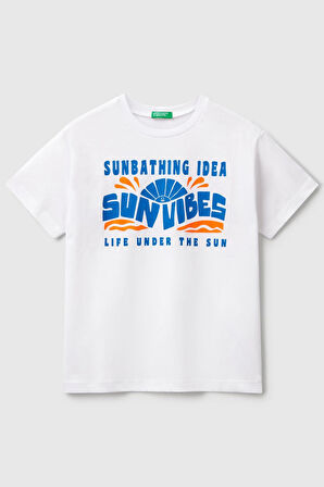 United Colors Of Benetton Erkek Çocuk Tişört 3JERC10PE