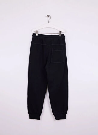 Benetton Lastikli Paça Siyah Erkek Çocuk Eşofman Altı 33NVCF06D