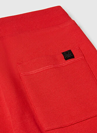 Benetton Lastikli Paça Kırmızı Erkek Çocuk Eşofman Altı 3J68CF01P