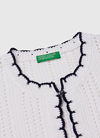 Benetton Hırka, XS, Beyaz
