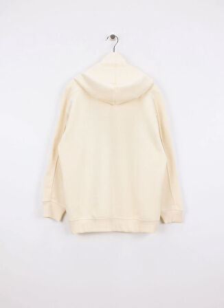 Benetton Baskılı Erkek Çocuk Krem Sweatshırt 3J73C205C