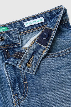 Mix Erkek EJ_Eskitilmiş Efektli Düğmeli Denim Pantolon Model Kodu: 4AW7CE021902