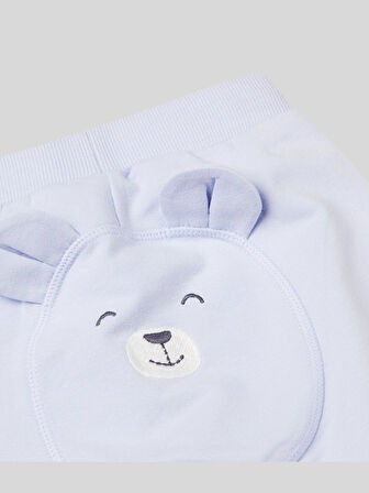 Benetton Unisex Bebek Tek Alt 1-18 Ay Açık Mavi