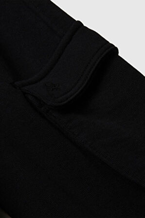 United Colors of Benetton Erkek Çocuk 3J68CF06I-25K Kargo Eşofman Altı Siyah